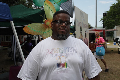 South Carolina Black Pride’s Dean Edwards. | MICHAEL LUONGO 