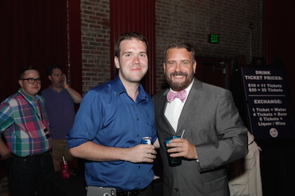 Tony Williams and Rob Lewis from Charleston Pride. | MICHAEL LUONGO 