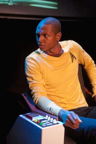 Matt Jennings in his “The Universe of Matt Jennings,” directed by Levi Austin Morris. | JONATHAN DAVID LEWIS 