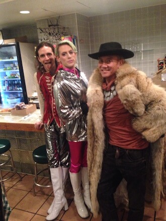 Nathan Windsor, Jacob Mondry, and David Noh at the Hudson Diner. | COURTESY: DAVID NOH