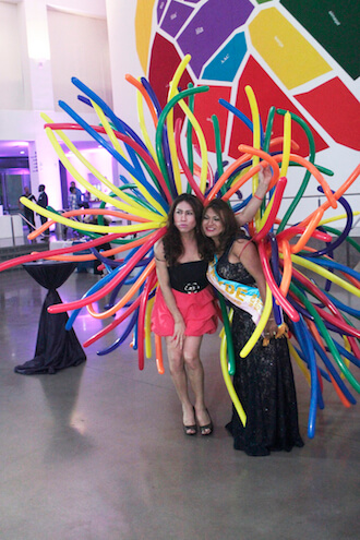 PRIDE PROM stringy balloons IS