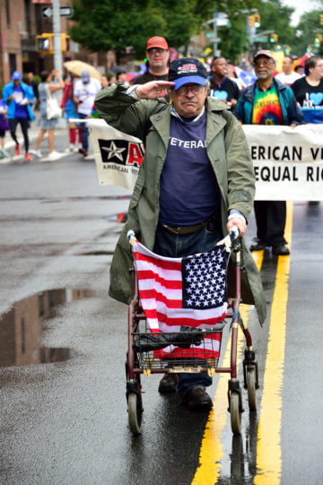 Denny Meyer, founder of the American Veterans for Equal Rights/ New York.