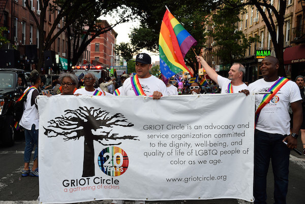 The Griot Circle was also a grand marshal. | DONNA ACETO