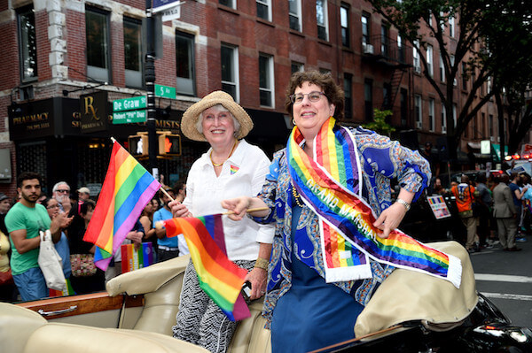 Judge Debra Silber (r.) was a parade grand marshal. | DONNA ACETO