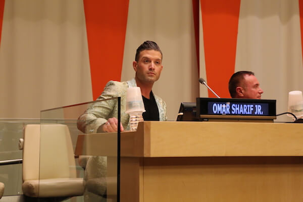 Omar Sharif, Jr., and Michael Failla, a Seattle entrepreneur who helped Btoo Allami finally be reunited with lover Nayyef Hrebid. | MICHAEL LUONGO 