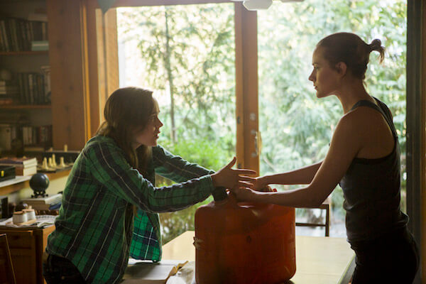 Ellen Page and Evan Rachel Wood in Patricia Rozema’s “Into the Forest,” adapted from a novel by Jean Hegland. | A24 