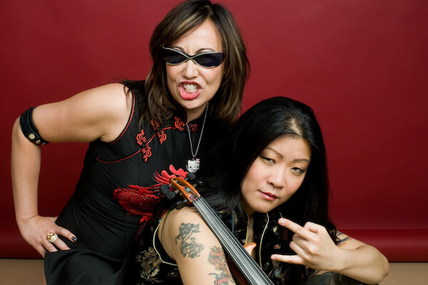 Kate Rigg and Lyris Hung in “Happy Lucky Golden Tofu Panda Dragon Good Time Fun Fun Show!” | FRINGENYC 