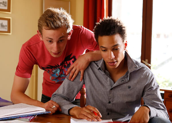 Kacey Mottet Klein and Corentin Fila in André Téchiné’s “Being 17.” | STRAND RELEASING 