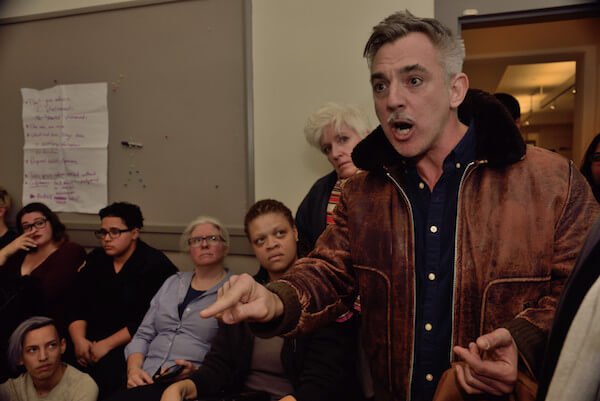 Tim Murphy, an activist who is part of Gays Against Guns and Rise + Resist, warned HOP it risked a public relations fiasco if it denied a lead role for resistance groups. | DONNA ACETO