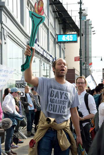 Jay Walker, a leader at Rise and Resist. | DONNA ACETO